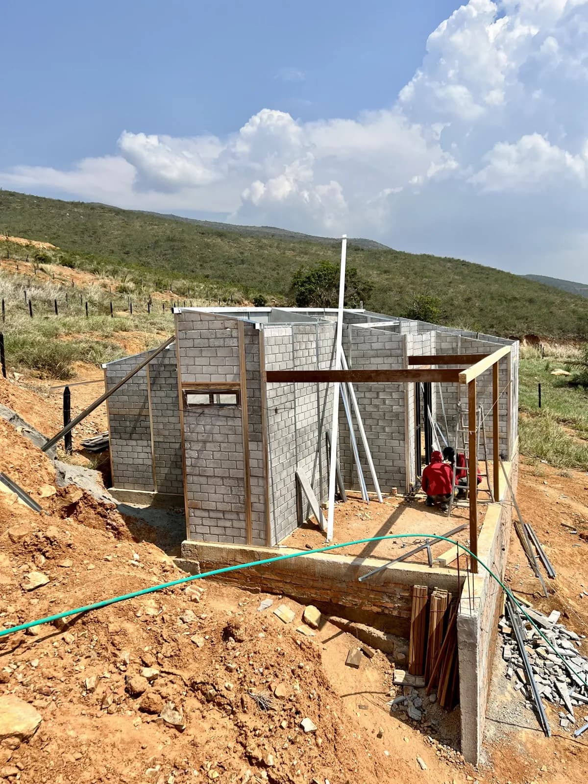 Montaje del corredor y la estructura de la Diamante